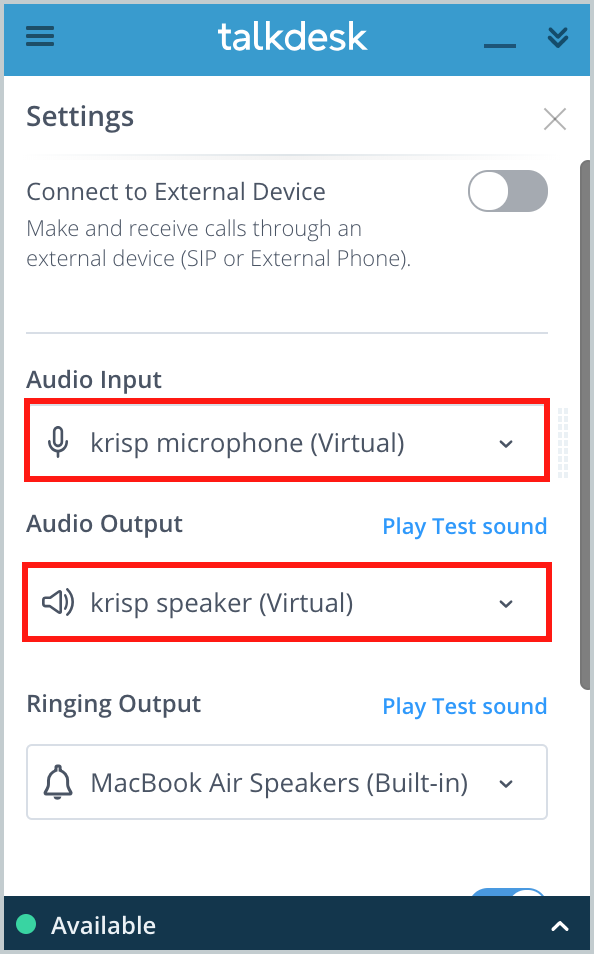 Set up RingCentral with Krisp – Krisp Help