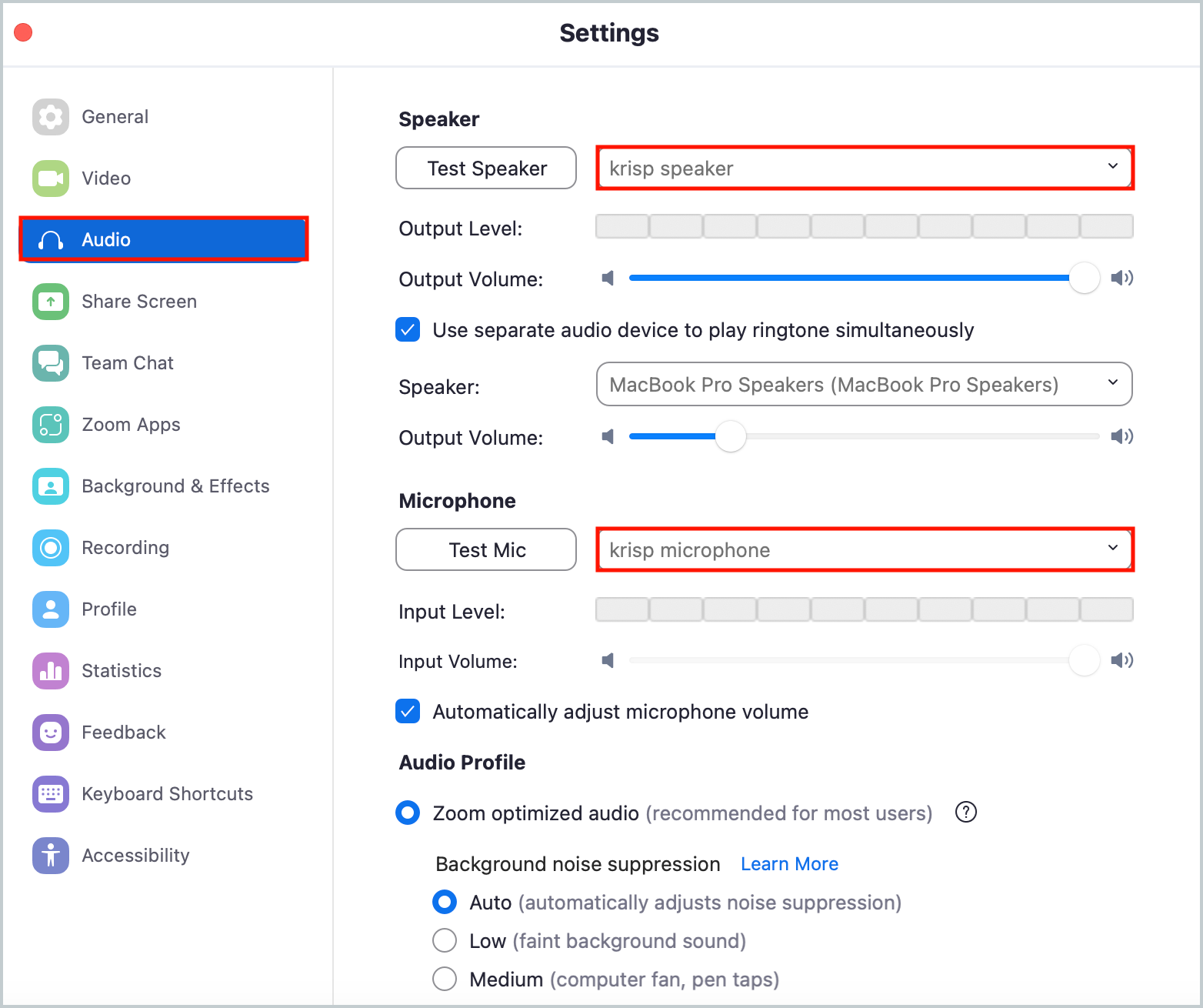 Set up Zoom with Krisp Krisp Help